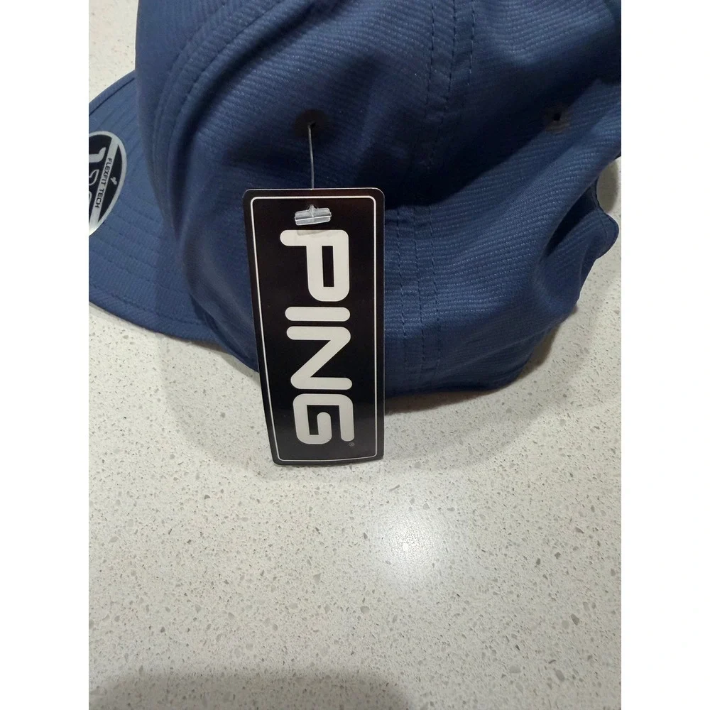 NWT PING PYB Flex Golf Hat in‎ Blue